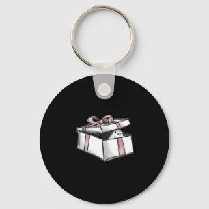 Peekabo Present Key Ring