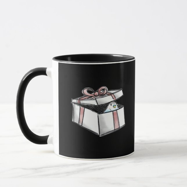 Peekabo Present Mug (Left)