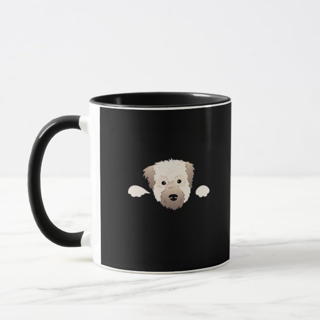 Peekabo Pup Mug (Left)