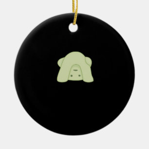 Peekabo Smiski Ceramic Ornament