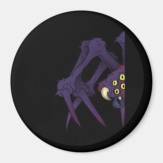Peekabo Spider Magnet (Front)