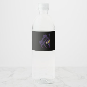 Peekabo Spider Water Bottle Label