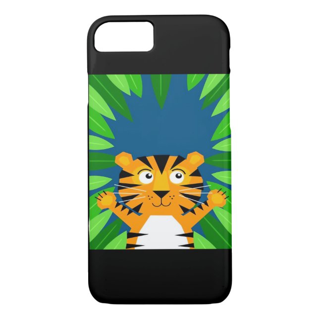 Peekabo Tiger Case-Mate iPhone Case (Back)