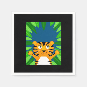 Peekabo Tiger Napkin