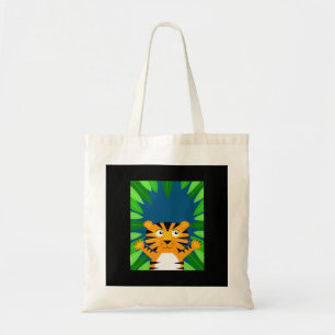Peekabo Tiger Tote Bag