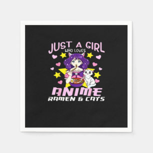 Peekaboo Anime Chibi Napkin