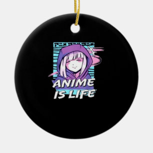 Peekaboo Anime Funny Ceramic Ornament
