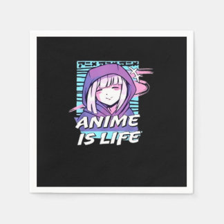 Peekaboo Anime Funny Napkin