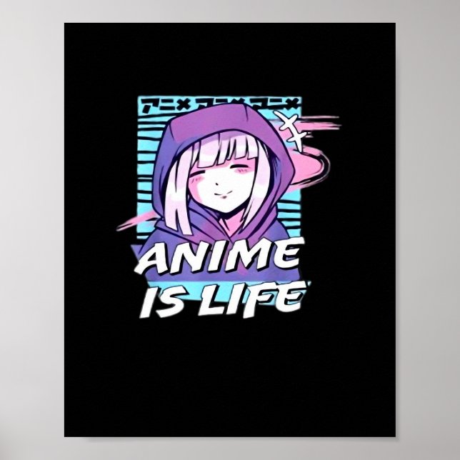 Peekaboo Anime Funny Poster (Front)