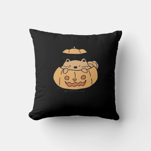 Peekaboo Autumn Vibes Cushion (Front)
