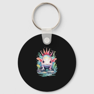Peekaboo Axolotl Key Ring