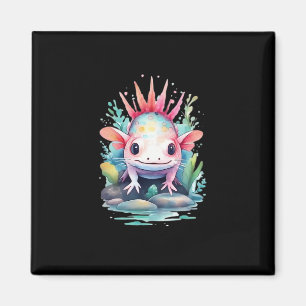 Peekaboo Axolotl Magnet