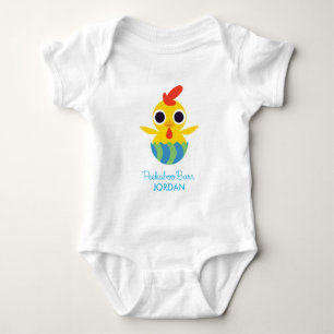 Peekaboo Barn Easter Bandit the Chick 2 Baby Bodysuit