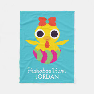 Peekaboo Barn Easter Bayla the Chick Fleece Blanket