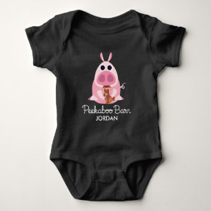 Peekaboo Barn Easter   Leary the Pig Baby Bodysuit