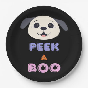 Peekaboo Basic Design Paper Plate