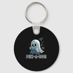 Peekaboo Basic Slogan Key Ring