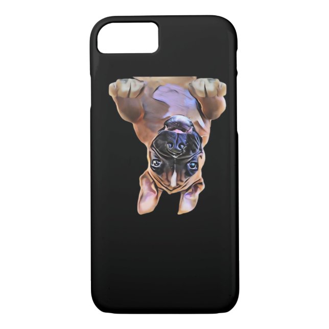 Peekaboo Boxer Case-Mate iPhone Case (Back)