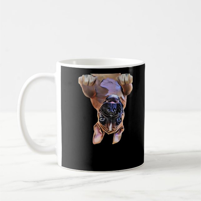 Peekaboo Boxer Coffee Mug (Left)
