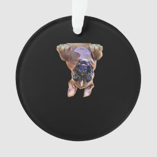 Peekaboo Boxer Ornament