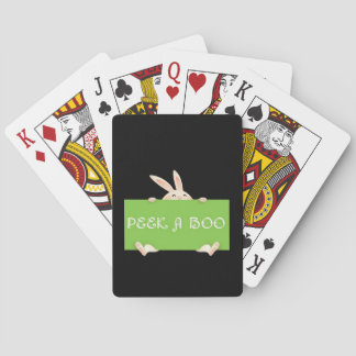 Peekaboo Bunny Playing Cards