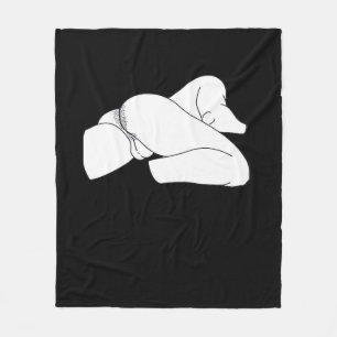 Peekaboo Classic Funny Fleece Blanket