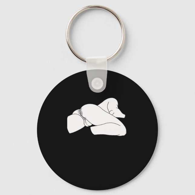 Peekaboo Classic Funny Key Ring (Front)