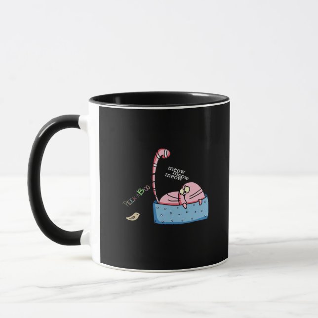 Peekaboo Claws  Mug (Left)