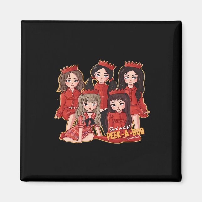 Peekaboo Cosy Autumn Magnet (Front)