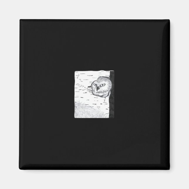 Peekaboo Cute Basic Magnet (Front)