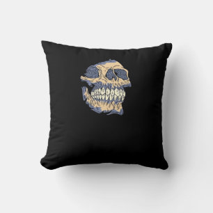 Peekaboo Death Skull Cushion