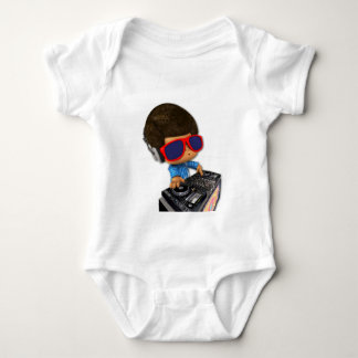 Peekaboo DJ afro Baby Bodysuit