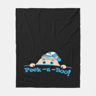 Peekaboo Fitted Fleece Blanket