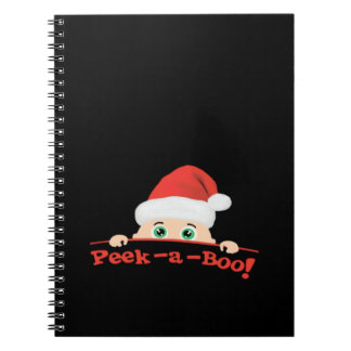 Peekaboo  Fitted Notebook