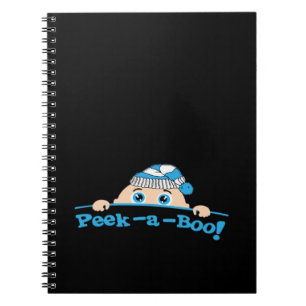 Peekaboo  Fitted Notebook