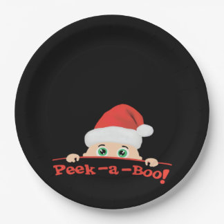Peekaboo  Fitted Paper Plate