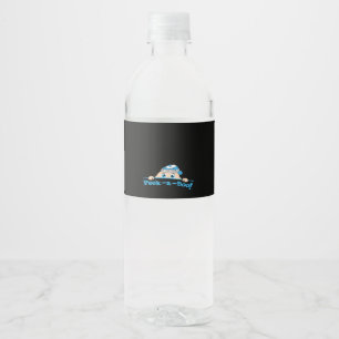 Peekaboo Fitted Water Bottle Label
