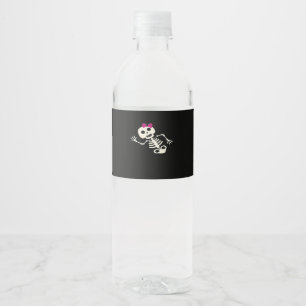Peekaboo Funny Sloth Water Bottle Label