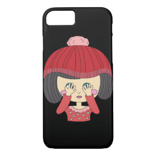 Peekaboo Girl Sloth Design iPhone 8/7 Case