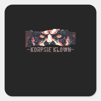 Peekaboo Graphic Autumn Vibes Square Sticker