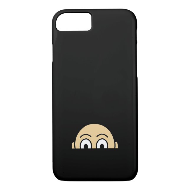 Peekaboo Graphic Basic Quote Case-Mate iPhone Case (Back)
