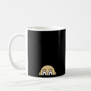 Peekaboo Graphic Basic Quote Coffee Mug
