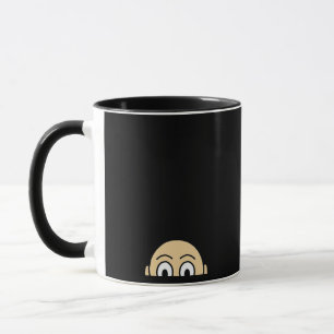 Peekaboo Graphic Basic Quote Mug