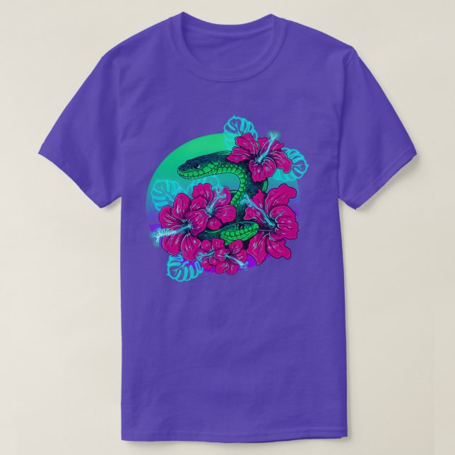 PeekABoo Green and Pink  T-Shirt (Design Front)