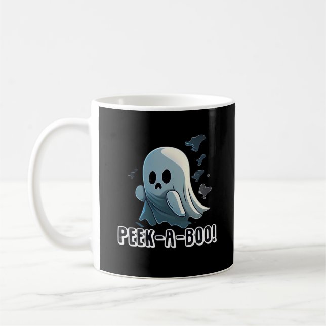 Peekaboo Halloween Edition Coffee Mug (Left)