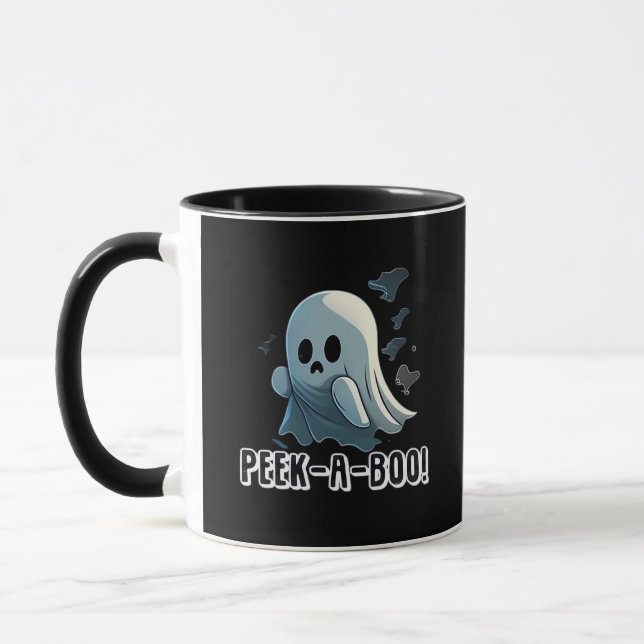 Peekaboo Halloween Edition Mug (Left)