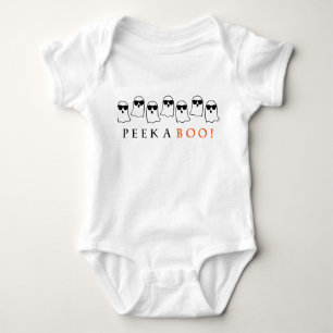 Peekaboo! Halloween Ghosts Baby Bodysuit