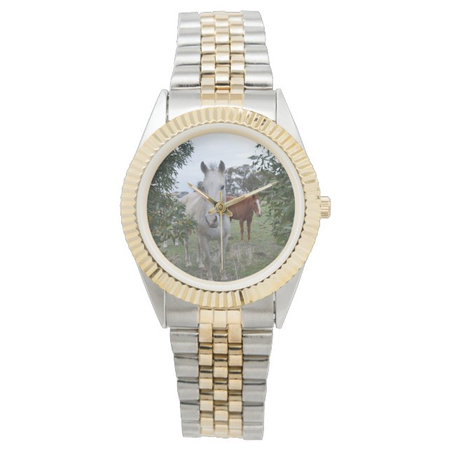 Peekaboo Horses,- Watch (Front)