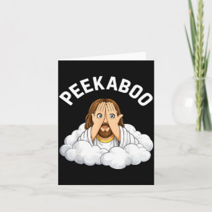 Peekaboo Jesus Card