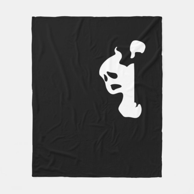Peekaboo Lazy Sloth Fleece Blanket (Front)